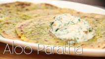 Aloo Paratha - Potato Stuffed Indian Bread Recipe by Ruchi Bharani - Vegetarian [HD]