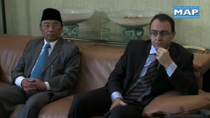 السيد غلاب يستقبل وفدا برلمانيا أندونيسيا