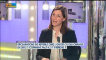 Les évolutions de la déclarations de revenus: Patricia Jolicard dans Intégrale Placements - 16 avril