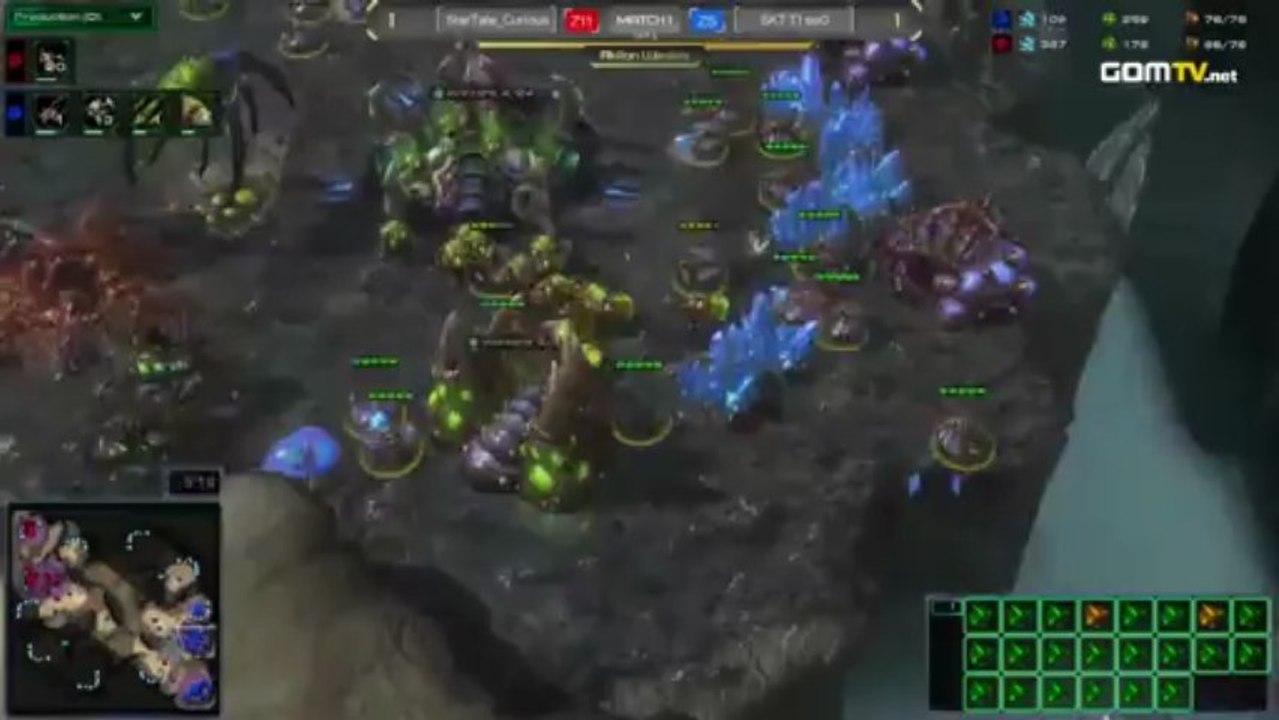 2013 GSL S2 CodeS Ro32 StarTale_Curious[Z] vs SKtelecon_Soo[Z] Set3