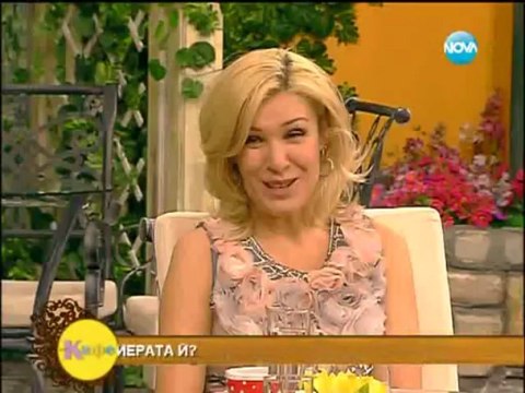 Роси Кирилова на гости в На кафе 09.04.2013г.