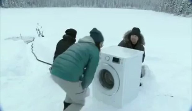 pub Samsung pour une machine à laver