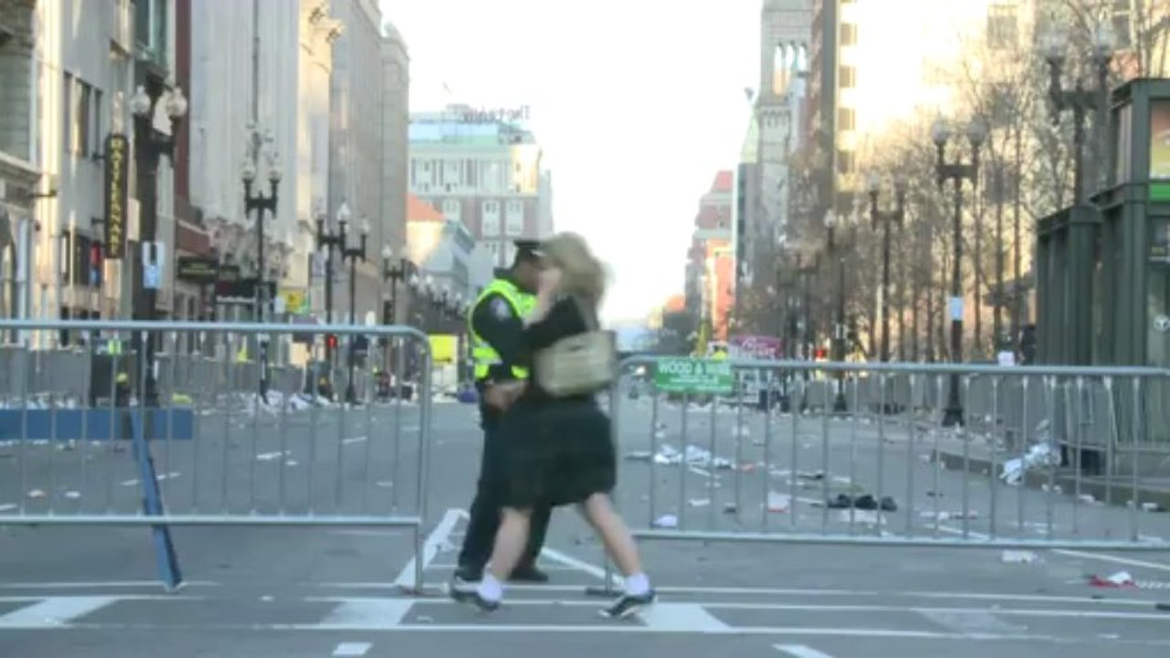 Boston bomb sites closed off