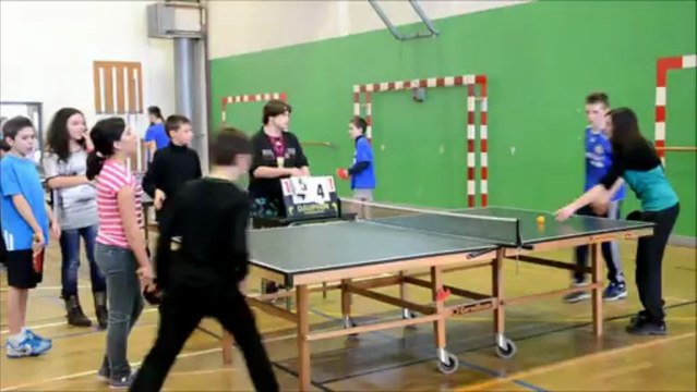 Tennis de table UNSS Pont-de-Vaux. 17 mars 2013