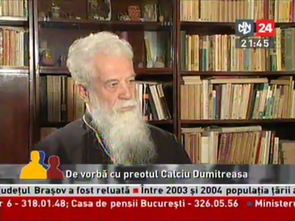 Pr. Gheorghe Calciu - interviu tv