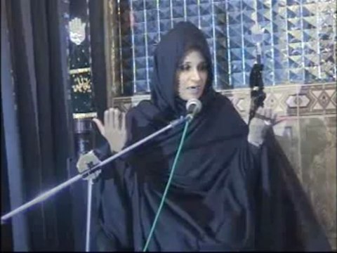 Zakira Zeeshan Fatima Majlis e Aza 2013 At Aza Khana E Zehra 18/11 p-1