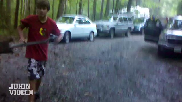 BMX Faceplant Off of Dirt Ramp