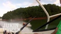 Barefoot Skiing Accident