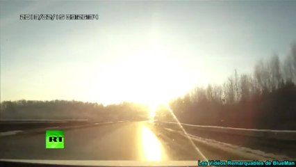 Une météorite s'abat sur la Russie - Séquences en Full HD