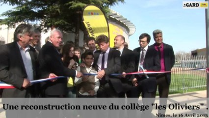 Nîmes : le collège "les Oliviers"  reconstruit
