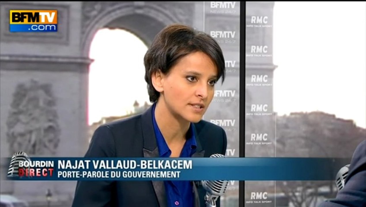 Patrimoine, Transparence : Najat Vallaud-Belkacem invitée de "Bourdin direct"