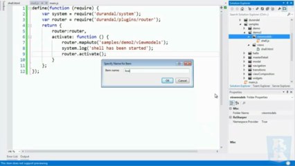 Poking around Durandal JS - Single Page Applications