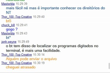 Treinamento para OP's - aula 5