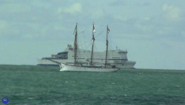 Brittany Ferries - Armorique & Marité dans le Raz Blanchard