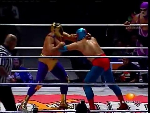 Mil Mascaras & El Fantasma vs Dos Caras & Tinieblas,