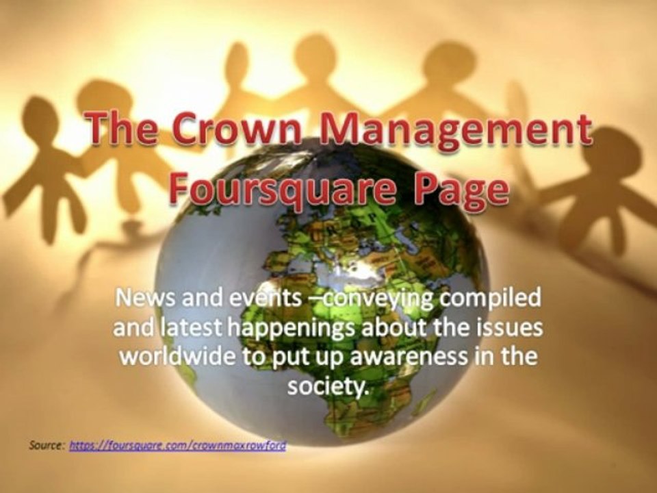 The Crown Management Foursquare Page