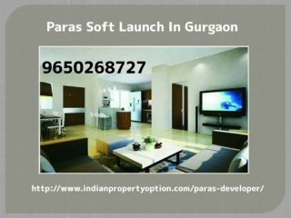 Paras Prelaunch Project In Gurgaon Call 9650268727