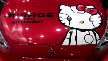 『OSAKA AUTO MESSE 2013 MITSUBISHI MOTORS (三菱自動車)× HELLO KITTY i-MiEV MIRAGE』