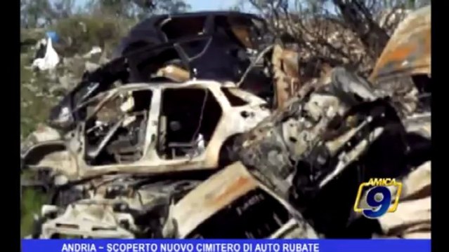 Andria | Scoperto nuovo cimitero di auto rubate