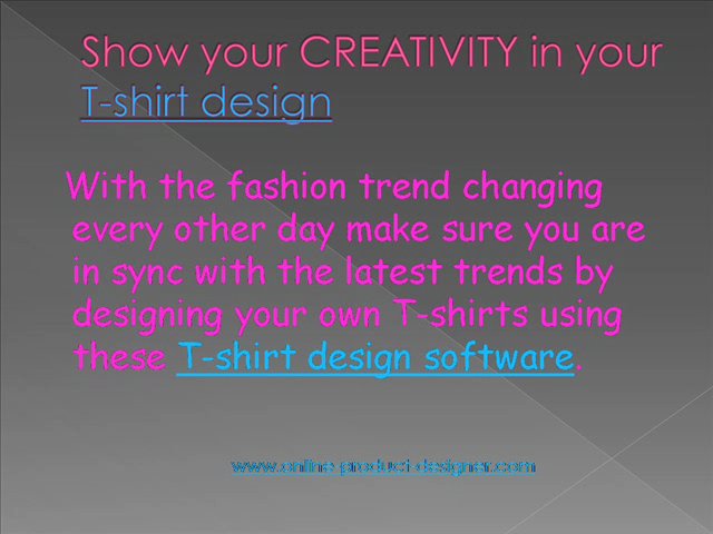 Create your own t-shirt with the fully customized t-shirt design software.