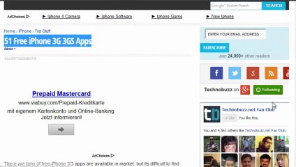 Best iPhone 5, 4 and 3G Applications