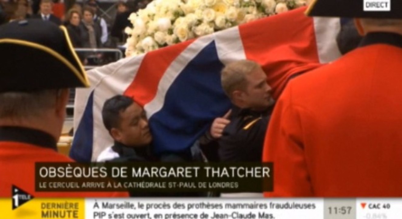 Les funérailles de Thatcher à Londres