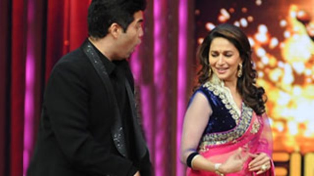 Madhuri Dixit TURNS DANCE TEACHER for Karan Johar on Jhalak Dikhla Jaa 6