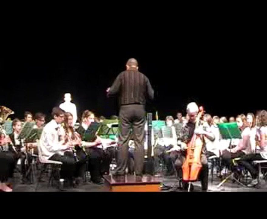 Eric Longsworth et l'orchestre d'harmonie de Montier-en-Der