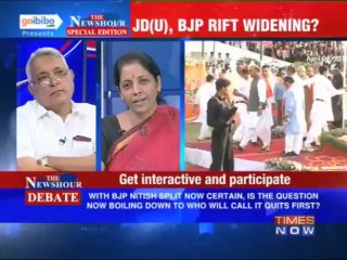 The Newshour Debate: Is this countdown for BJP-JD(U) separation? (Part 1 of 2)