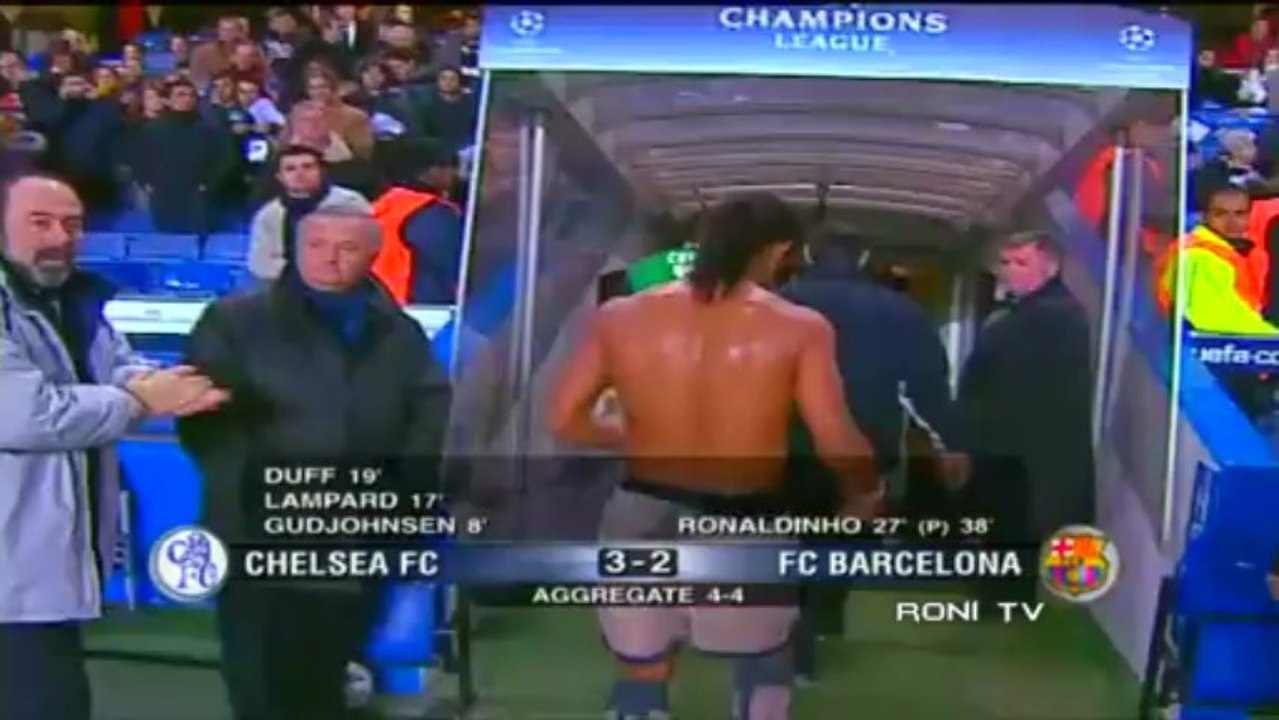 Ronaldinho vs Chelsea - 2004-05 - TV 720p -  Roni Tv تعليق عدنان حمد