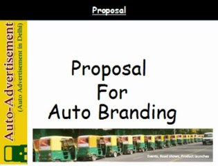 Auto Rickshaw Advertising