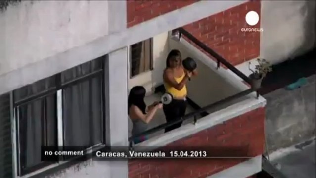 Venezuelan students protest against... - no comment