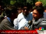 PML(N) Workers Protest at Party secretariat Lahore, Torture of Punjab Police