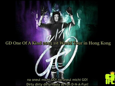 G-Dragon One Of A Kind World Tour in Hong Kong - 미치GO 應援口號
