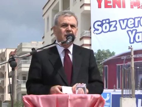 Yeni Mahalle Düğün Salonunun temel atma töreni yapıldı