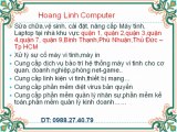 trung tâm sửa chữa,cài đặt laptop tận nơi quận 3 - 0988 27 40 79