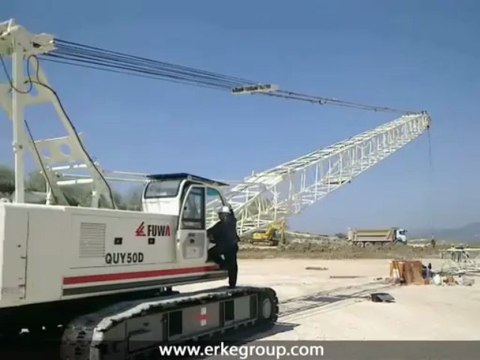 ERKE Dış Ticaret ltd., FUWA QUY 50D Crawler Crane - Bandırma - TOKER - erkegroup.com