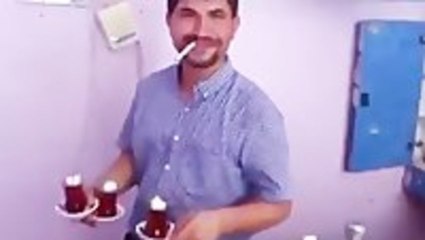 Guy Falls For Exploding Cigarette Prank