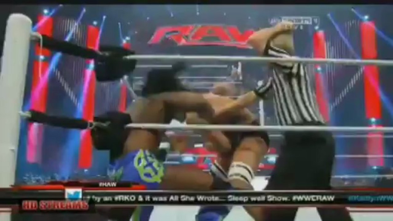 WWE Raw 15.04.2013 Kofi Kingston vs Antonio Cesaro U.S. Championship (Türkçe Anlatım)