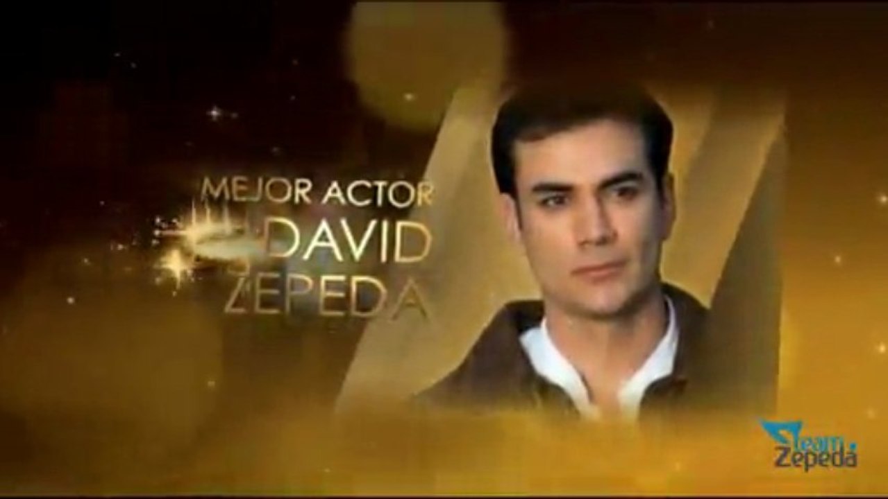 PROMO: Nominación MEJOR ACTOR David Zepeda @davidzepeda1 Premios TVyNovelas 2013