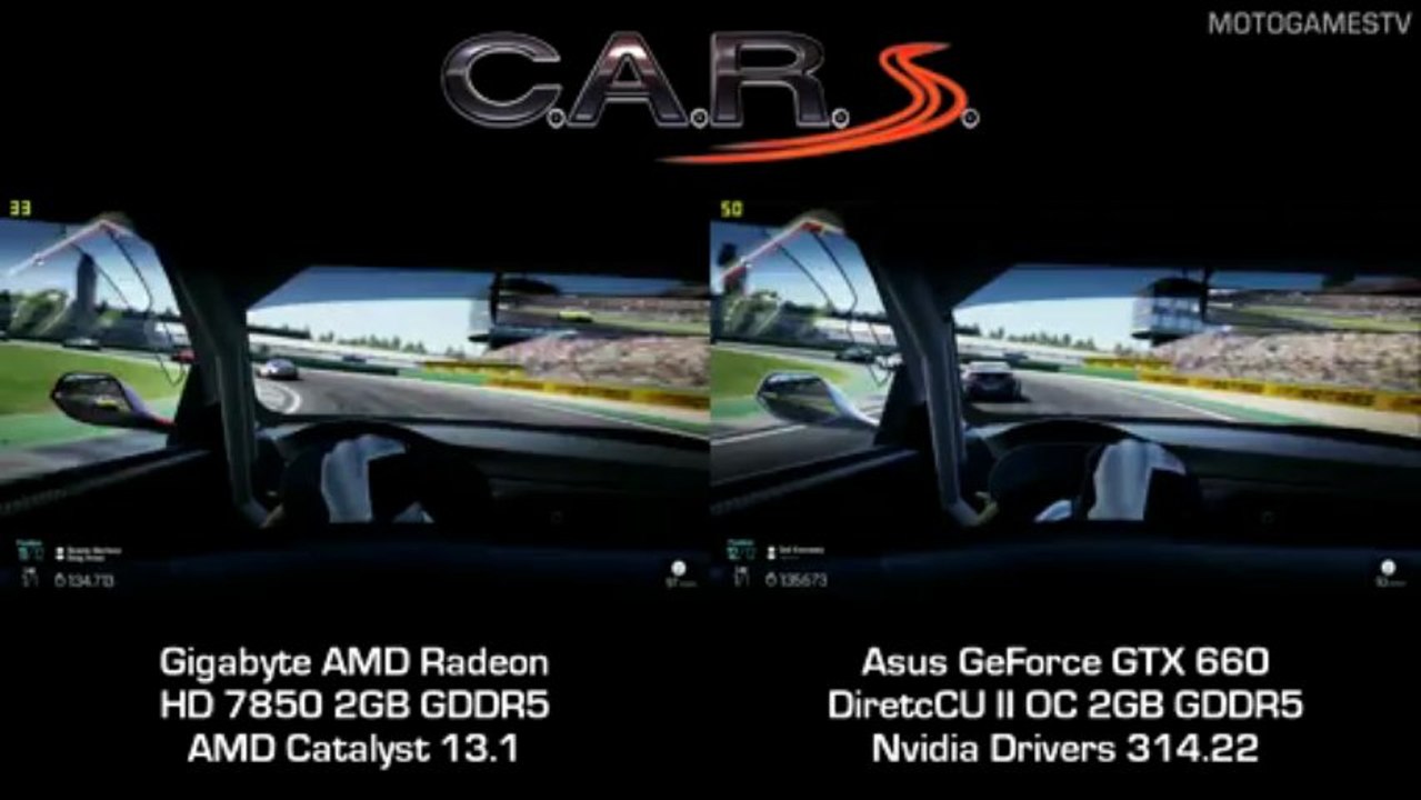 Project Cars Build 447 Radeon Hd 7850 Vs Geforce Gtx 660 Video Dailymotion
