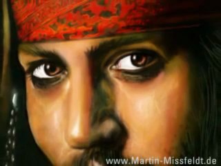 Jack sparrow - speed painting