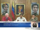 Maduro: Debemos eliminar esa cultura televisiva de la muerte.