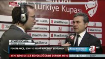 #ZTK  Eskişehirspor 1-1 Fenerbahçe -  Aykut Kocaman'ın Açıklamaları