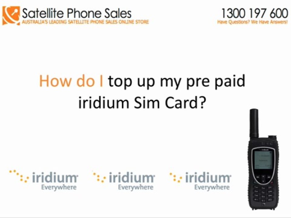 How do I increase my minutes on my pre paid sim card for an Isatphone pro?