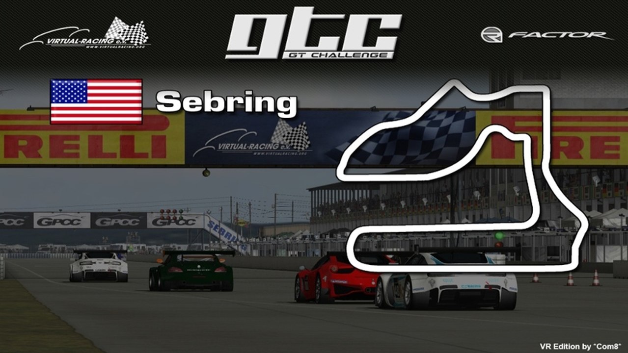 Fünfter Lauf GT Challenge des Virtual Racing e.V.