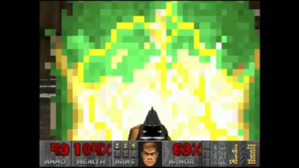 Malditos demonios Doom 1 llegando al final