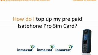 Prepaid top ups for Isatphone pro made easy