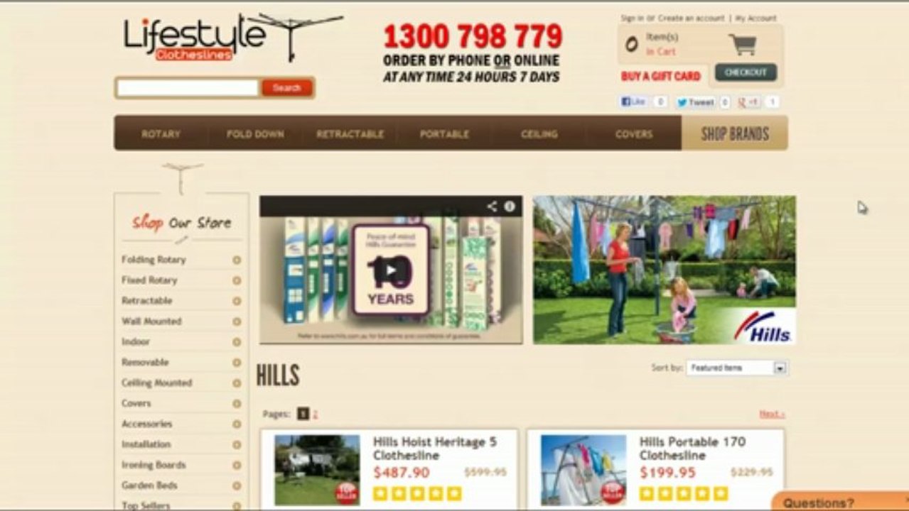 Video on Hills Clotheslines Adelaide