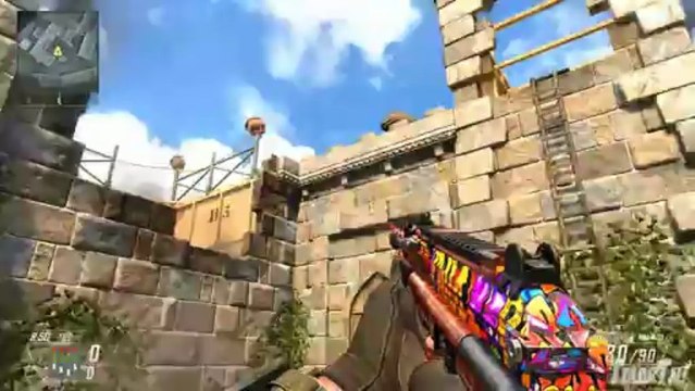 Studio Gameplay (Firing Range Remake) - Black Ops 2 Uprising DLC Gameplay (BO2 Map Pack)